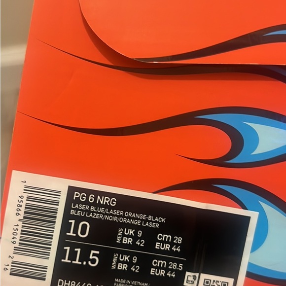 Nike Pg6 Hotwheels